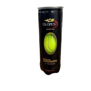 Wilson US open Tennis Balls Sealed Can of 3 Official Extra Duty T1071 2004
